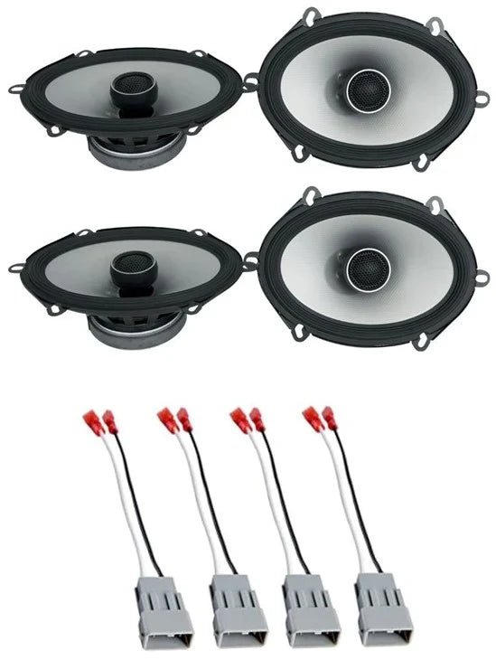 Alpine S2-S68 5x7" Front+Rear Speaker Replacement For 1997-1998 Ford Expedition