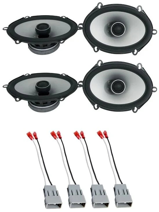 Alpine S2-S68 5x7" Front+Rear Factory Speaker Replacement Kit For 95-97 Ford Explorer