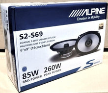 Load image into Gallery viewer, Alpine ILX-W670 Digital Indash Receiver, S-S65C Type S 6.5" Component &amp; S2-S69 6x9" 2-Way Coaxial Speakers &amp; KIT10 Installation AMP Kit
