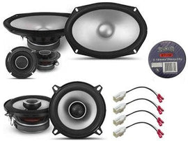 Alpine S2-S69C + S2-S50 Front & Rear Speaker Door Fit 02-08 Dodge Ram 1500