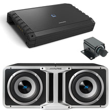 Load image into Gallery viewer, Alpine S2-A120M Amplifier + RUX-KNOB.2 + 2 S2-SB10V Enclosure + KTX-H12