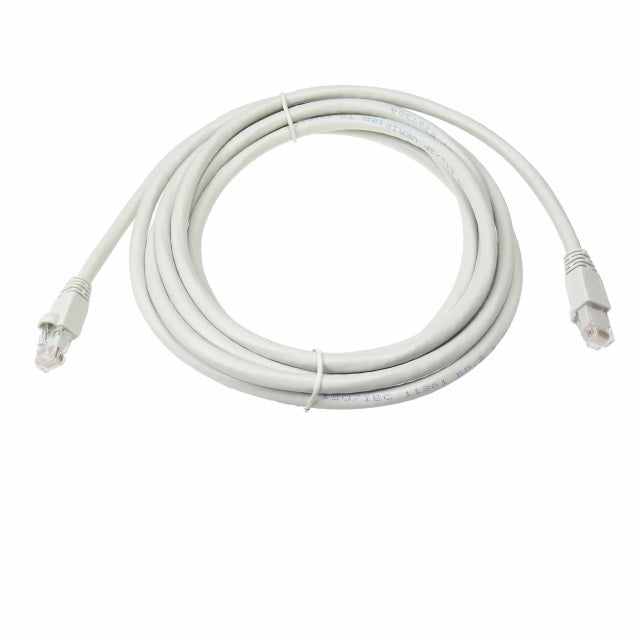 Cat6a Ethernet Network Patch Cable RJ45 23AWG 600Mhz Solid Copper Wire 3' White
