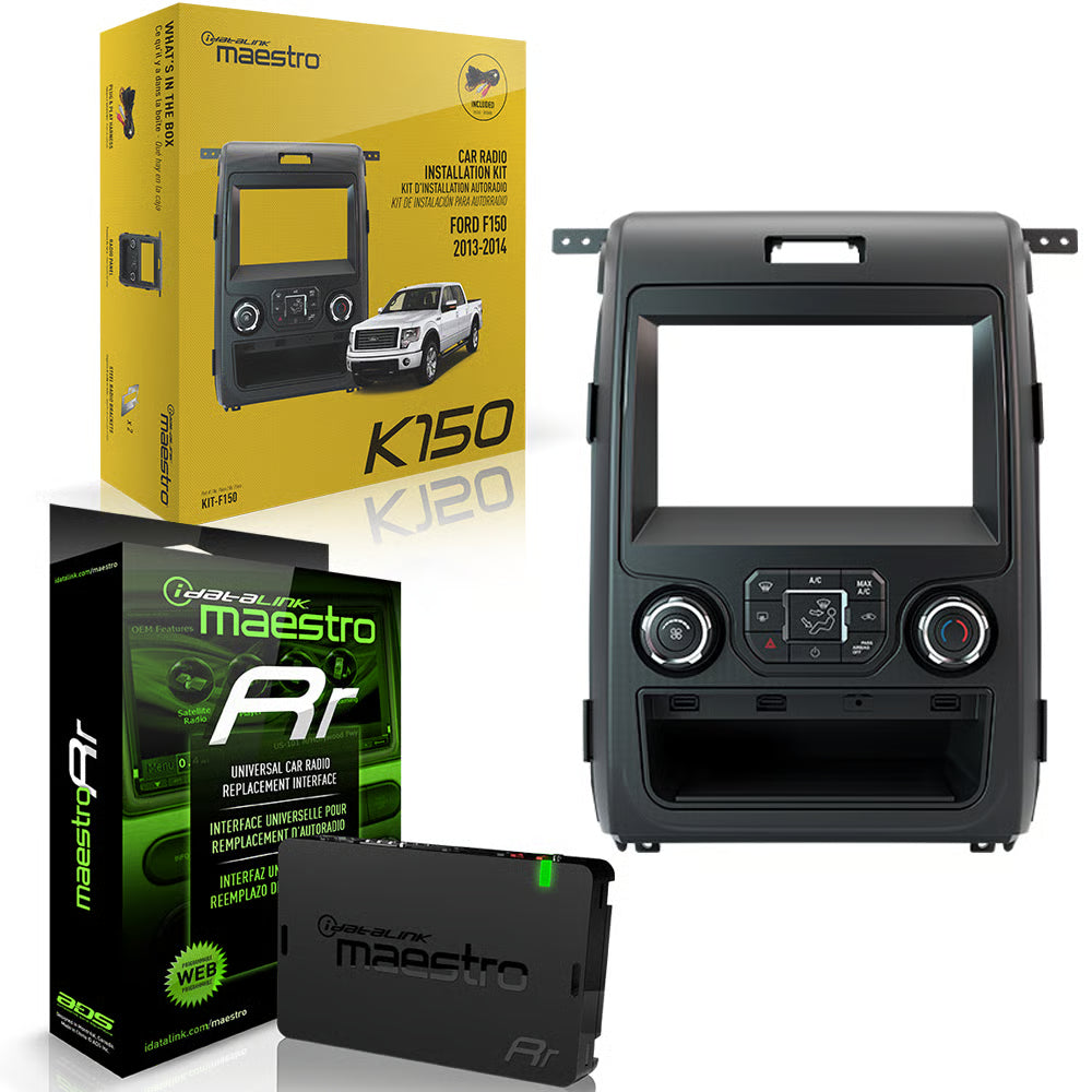 iDatalink Maestro KIT-F150 Dash Kit and Harness with ADS-MRR Module