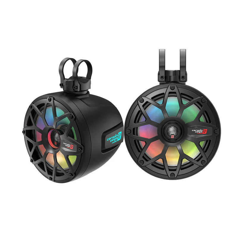 Cerwin Vega SH8F4B RPM Stroker 2-Way 8" RPM Stroker Pod Speaker System (Pair) - Black