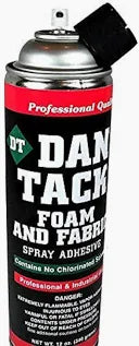 Dan Tack 2012 Professional Quality Foam & Fabric Spray Adhesive Can 12 oz