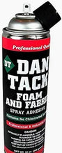 Load image into Gallery viewer, Dan Tack 2012 Professional Quality Foam &amp; Fabric Spray Adhesive Can 12 oz