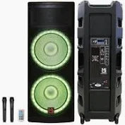 2 MR DJ PBX6600LED Bluetooth Speaker <br/>Professional Dual 2x15