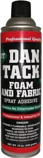 Dan Tack 2012 Professional Quality Foam & Fabric Spray Adhesive Can 12 oz