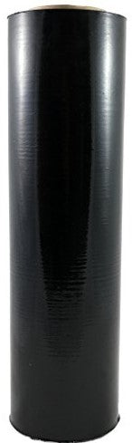 18" x 1500' 80 Ga 4 Rolls Pallet Wrap Stretch Film Hand Shrink Wrap 1500FT Black
