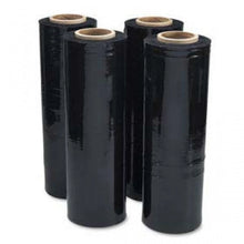 Load image into Gallery viewer, BM Paper A/T 18" x 1500' 80 Ga 4 Rolls Pallet Wrap Stretch Film  Shrink Wrap 1500FT Black