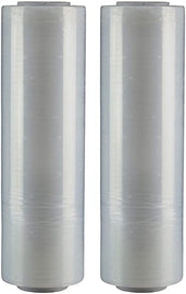 2 Rolls Hand Stretch Plastic Film Shrink Pallet Wrap 18
