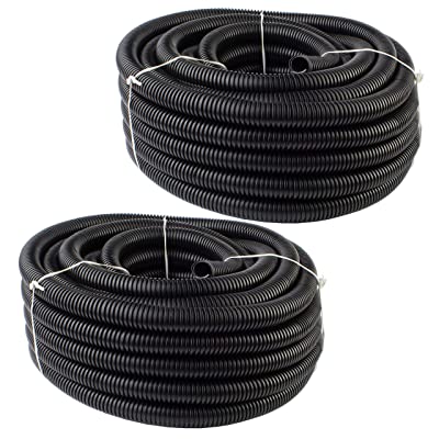 MR DJ DSLT14 200 feet 1/4" 200' split loom tube polyethylene pe high temperature DJ automotive, marine, industrial electrical wire & cable conduit