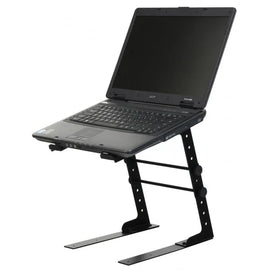 MR DJ LTS109BL Laptop Computer Stand Blue Mobile Disc Jockey PC Table Rack Mount Clamp Bracket
