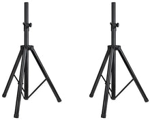 Load image into Gallery viewer, Pair of MR DJ Pro Tripod DJ PA Speaker Stands Adjustable Height Stand