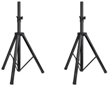 Load image into Gallery viewer, 2 PRO Heavy Duty PA DJ Speaker Universal Adjustable Height Tripod Stands