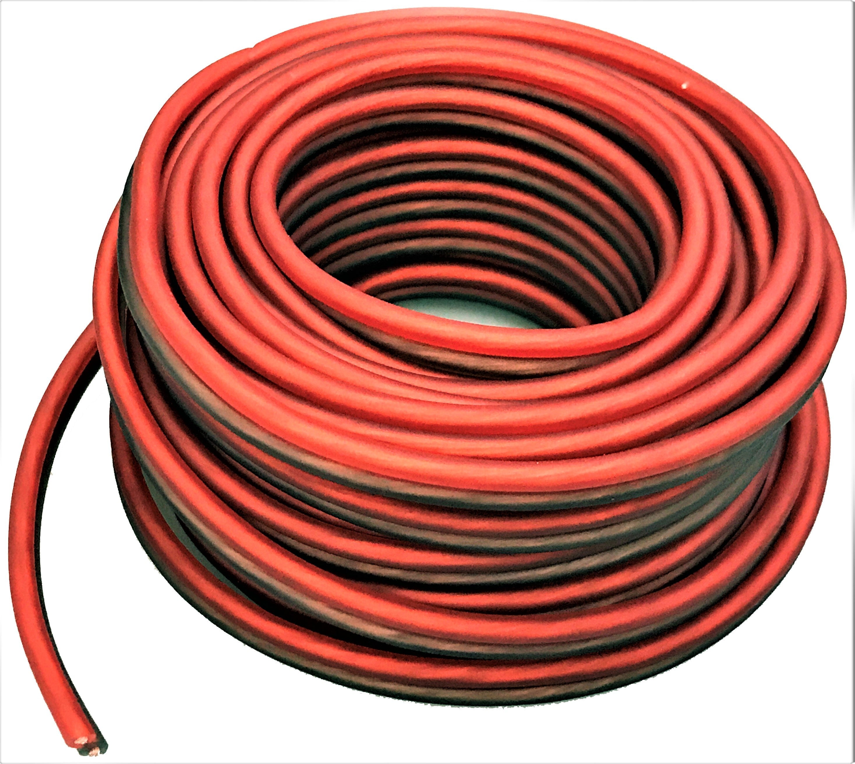 2 Patron 100' feet 14 Gauge Red Black Stranded 2 Conductor Speaker Wire Car Home Audio