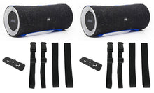 Load image into Gallery viewer, 1 Pair Alpine AD-SPK1PRO Turn1 Waterproof Bluetooth Speaker with Universal Roll Bar Mounting Kit