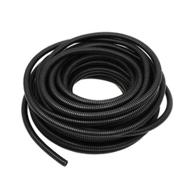 Wire Loom Black 20' Feet 1/2