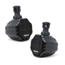 Load image into Gallery viewer, Alpine SPV-65RGB-CAN+KTA-30FW+UTE-73BT 6.5” Cage-Mounted Universal Weather-Resistant Coaxial RGB LED Speaker Pods with Amp &amp; Source