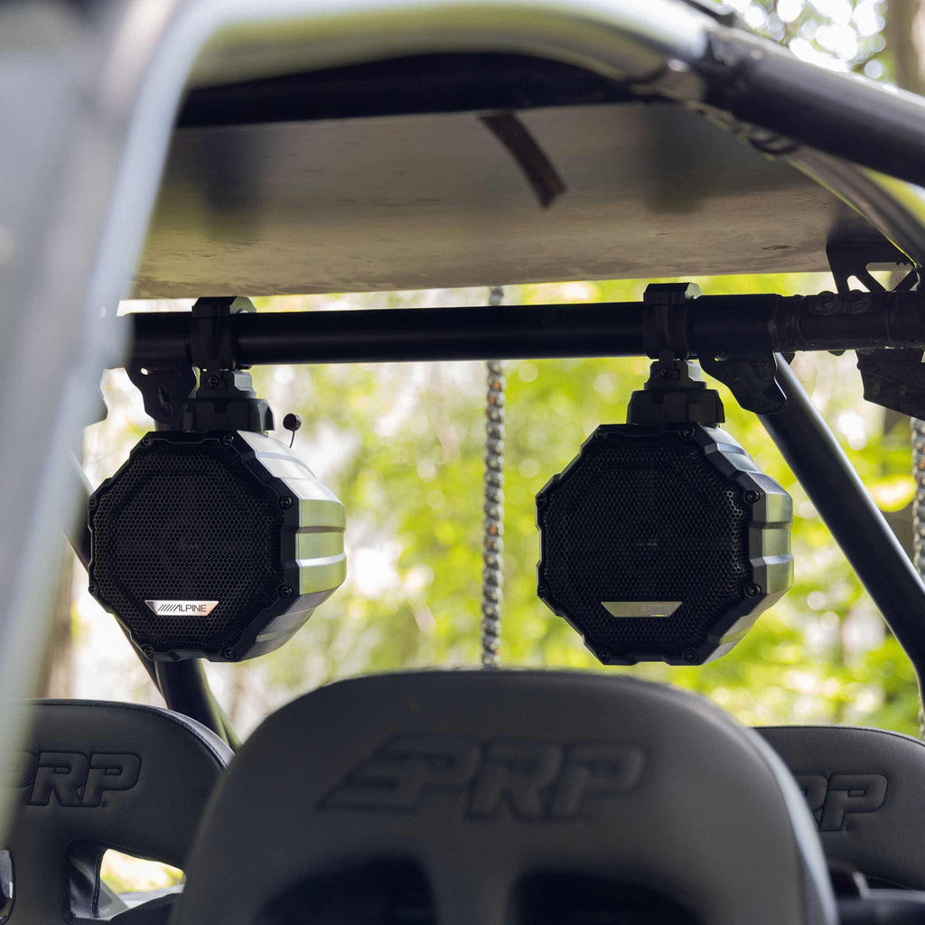 Alpine SPV-65RGB-CAN 6.5” Cage-Mounted Universal Weather-Resistant Coaxial RGB LED Speaker Pods
