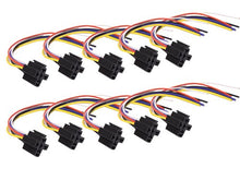 Load image into Gallery viewer, 10 Absolute SRS105 5-Pin 12 VDC Bosch Relay Socket Interlocking Style