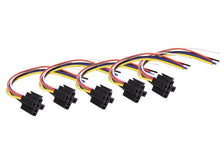 Load image into Gallery viewer, Absolute 5 Pack 5-Pin 12 VDC Interlocking Relay Socket
