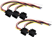 Load image into Gallery viewer, Absolute SRS155-5 5 Set 5-Pin 12 VDC Relay Socket Interlocking Style with 12" Lead Each