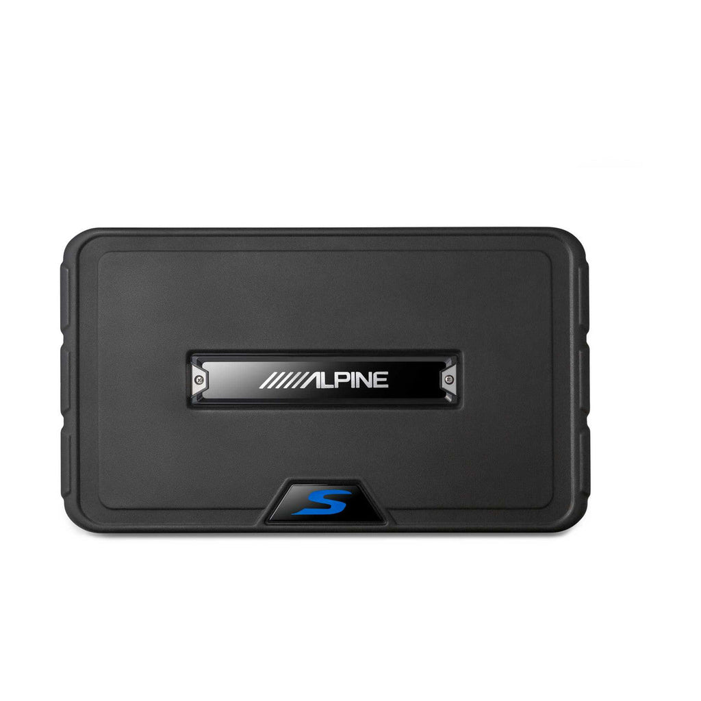 Alpine SS-SB12 Single 12” S-Series Shallow Preloaded Subwoofer Enclosure Bundle