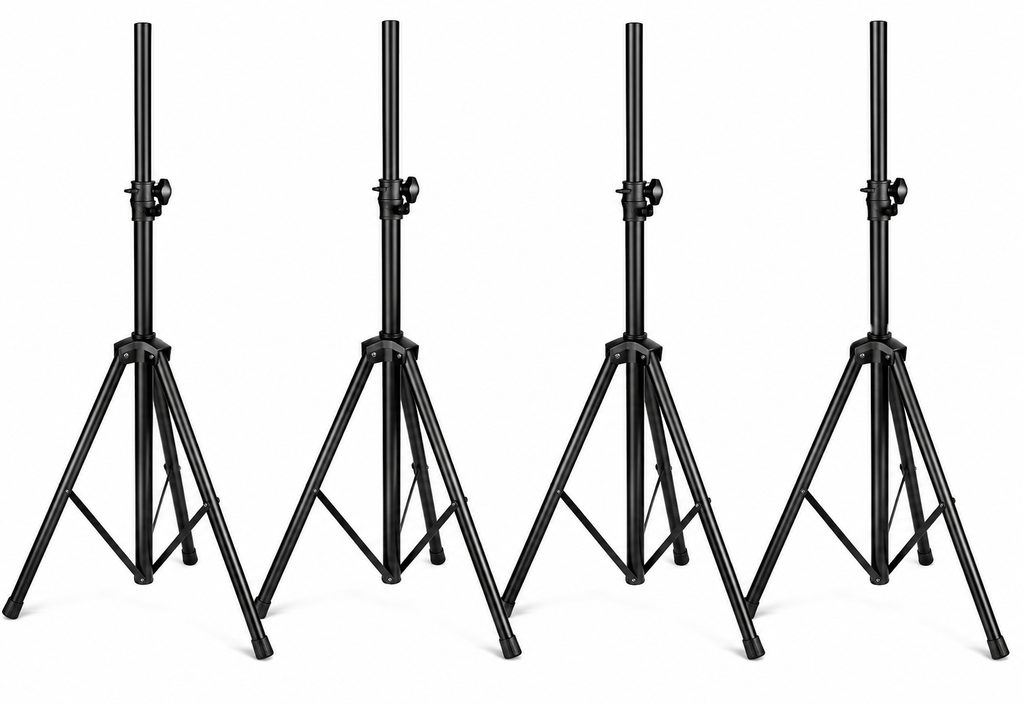 4 SS300B Universal Heavy Duty Professional DJ PA Speaker Stands