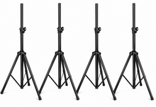 Load image into Gallery viewer, 4 SS300B Universal Heavy Duty Professional DJ PA Speaker Stands