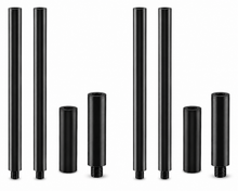 Load image into Gallery viewer, 2 MR DJ SS40 36"/38mm Subwoofer Speaker Pole M20 Threaded &amp; Mount Dual 35mm/38mm