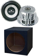 Load image into Gallery viewer, Absolute ST-1500 2000 Watt 10" Dual 4-Ohm Car Subwoofer + Sealed Enclosure Box