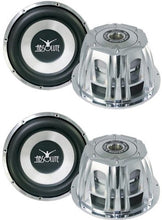 Load image into Gallery viewer, 2 x Absolute ST-1500 2000W 10" Dual 4-Ohm Car Subwoofer + 8 Gauge Amp Kit