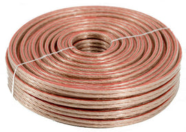 100' Ft. 18 Gauge Stranded 2 Conductor Speaker Wire Car Marin Home Audio