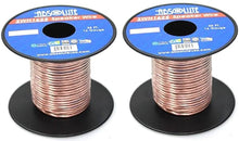 Load image into Gallery viewer, 2 Absolute USA SWH1625 25' 16 Gauge Car Home Audio Speaker Wire Cable Spool