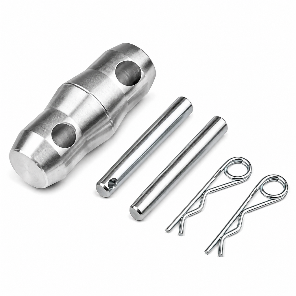 4 Sets MR DJ Double Ended Conical Coupler Stage Lighting Truss Fittings fit Pipe 50mm