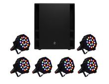 Load image into Gallery viewer, Mackie Thump 118S 1400W 18" Powered Active PA Subwoofer + 6 Par Can Wash Lights