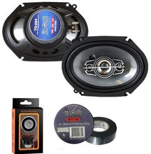 Load image into Gallery viewer, Absolute TQ-684 6"x8" 600W 4-Way Coaxial Car Speakers Bundle