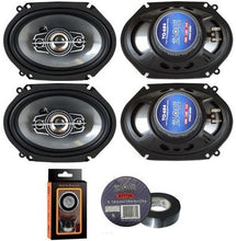 Load image into Gallery viewer, 2 Pair Absolute TQ-684 6"x8" 600W 4-Way full-range Coaxial Speakers Bundle
