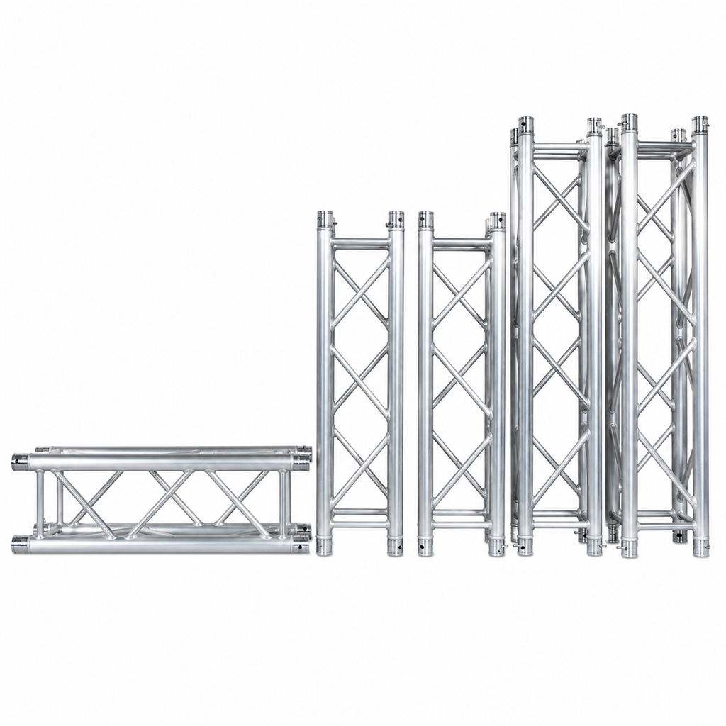 MR DJ USA DTSQ820 8.20 ft (2.50 Meter) 12" Square Aluminum Box Truss Segment