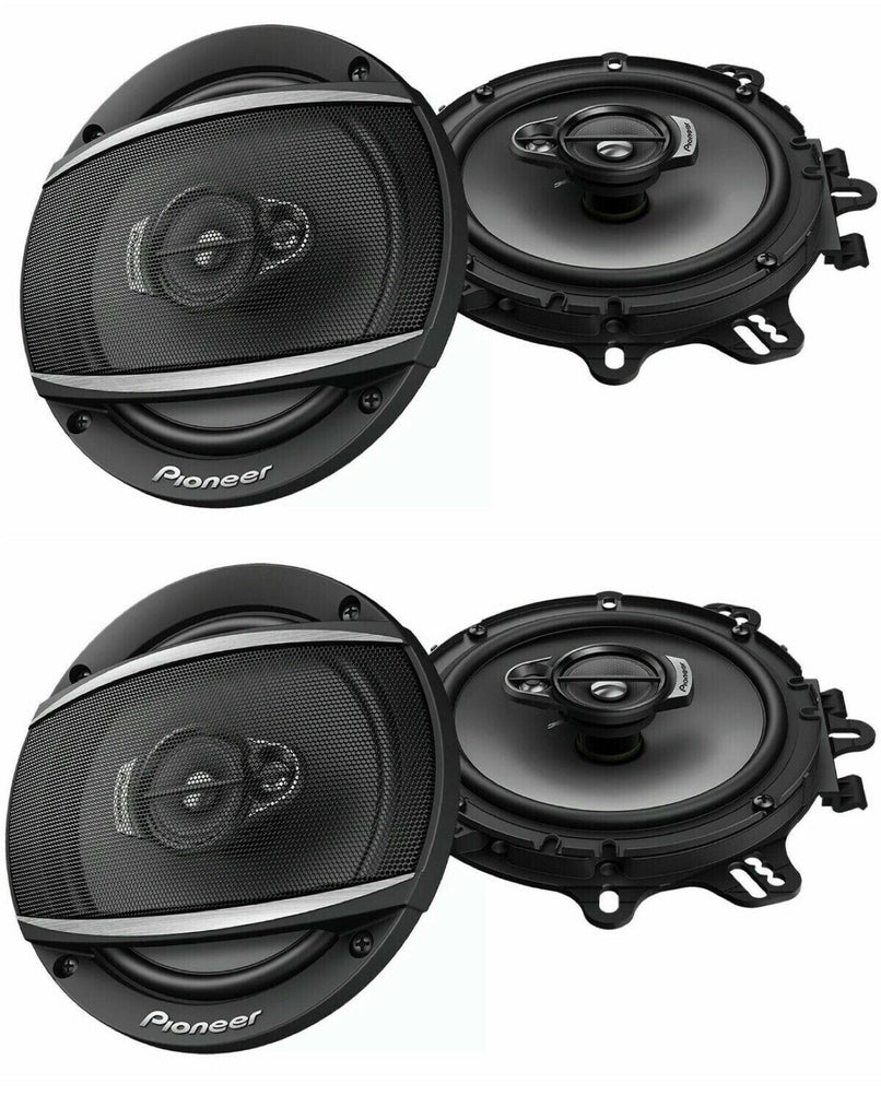 2 Pair TS-A1680F 350W Max 6.5" 4-Way 4-Ohm Coaxial Car Speakers
