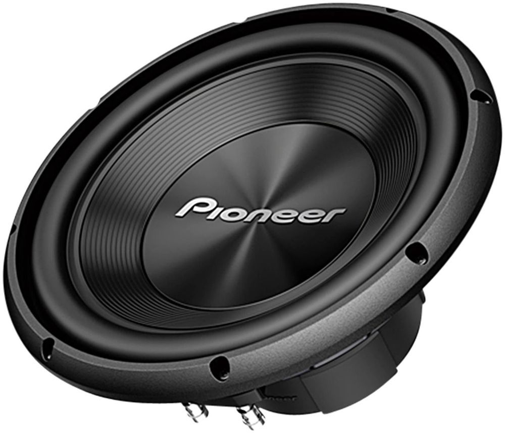 Pair of Pioneer TS-A300D4 12” Dual 4 Ohms Voice Coil Subwoofer - 1500 Watts with Phone Holder Magnet