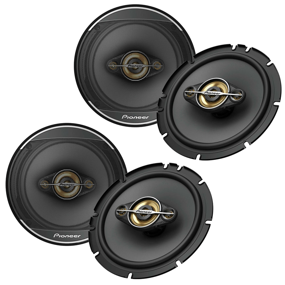 Pioneer TS-A1681F 350W Max 6.5" 4-Way Car Audio Coaxial Speakers