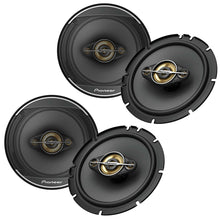 Load image into Gallery viewer, 2 Pioneer TS-A1681F 350W MAX 6.5" 4-WAY CAR AUDIO COAXIAL SPEAKERS