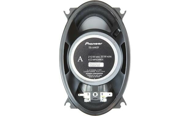 Pioneer TS-A462F 420W Peak (60W RMS) 4"x6" A-Series 3-Way Coaxial Car Speakers