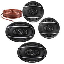 Load image into Gallery viewer, Pioneer TS-A1670F TS-A6970F 6.5" 3-Way and 6x9 5-Way A-Series Coaxial Speakers + 25' Speaker Wire