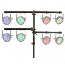 Load image into Gallery viewer, Ultimate Support LT-99B LT Series Multi-tiered, Heavy-duty, Extra Tall Lighting Tree with TeleLock® Lift-assist Technology