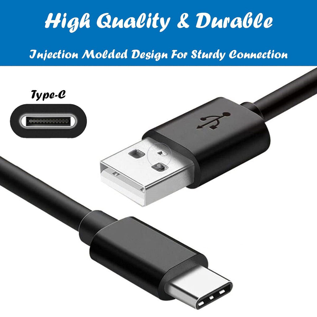 American Terminal USB-C to USB-A 3.0 Cable 6 Feet Type C Charging and Data Transfer 10-Pack