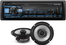 Load image into Gallery viewer, Alpine UTE-73BT In-Dash Digital Media Receiver Bluetooth &amp; S2-S65 6.5" 480 Watts Coaxial Car Speakers