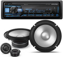 Load image into Gallery viewer, Alpine UTE-73BT In-Dash Digital Media Receiver Bluetooth &amp; 2 Pair S2-S65C 6.5" Component Speakers